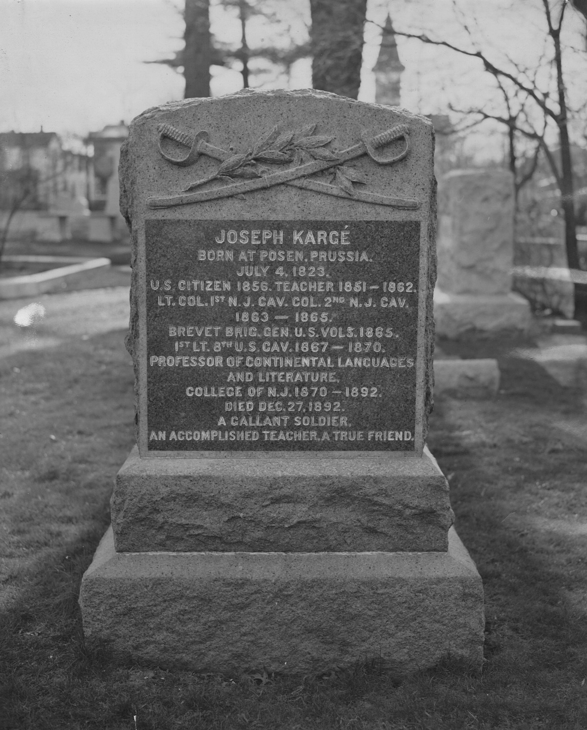 [Gen. Karge grave picture]
