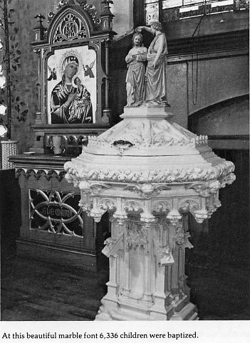 [St. Ladislaus Marble Font Picture]