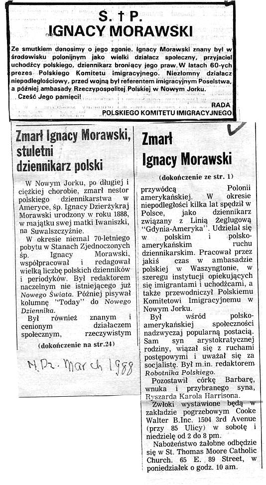 [Morawski Obit]