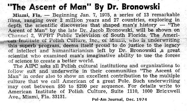 [Bronowski Article]