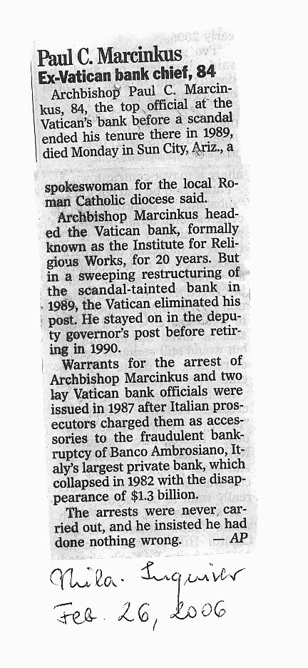 [Marcinkus article]