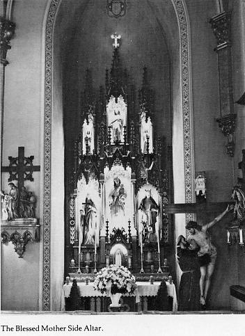 [St. Ladislaus Blessed Mother Side Altar Picture]