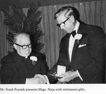 [St. Msgr Naja Retirement Gifts Picture]
